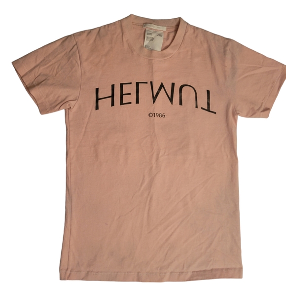 HELMUT LANG LOGO HACK T SHIRT - Picture 1 of 3